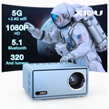 XIDU S2 มินิโปรเจคเตอร์ LED 1080P สี Sierra Blue ความสว่าง 8500 ลูเมน
