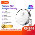 ilife A20 Robot Vacuum Cleaner 4000Pa Suction Power, 3.0kg, Black