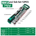 ISKU 12V Mesin Bor Lithium Multifungsi Baterai 1500mAh