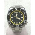 Grand Seiko 9F Quartz Jam Tangan Lelaki Keluli Tahan Karat 40mm Hitam