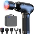 BOB AND BRAD T2 Pro Massage Gun - 5 Intensity Levels, 3.5-Hour Battery Life, 5 Massage Heads with Heat Function