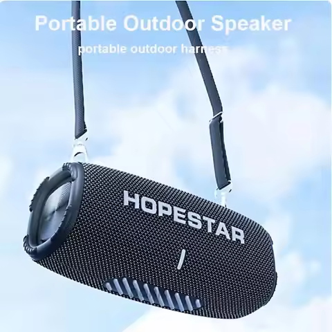 HOPESTAR H50 ลำโพงบลูทูธ สีเขียวทหาร 20W IPX6 กันน้ำ