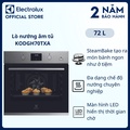 Lò nướng âm tủ Electrolux KODGH70TXA 72L, màu đen, kích thước 595x569x594mm