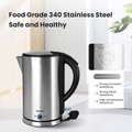 Philips HD9316/03 Kettle - Stainless Steel, 1.7L, Metal Silver