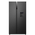 Tủ lạnh Hitachi HRSN9552DWDXVN Side by Side 525 lít, Đen Inox, Làm lạnh vòng cung, Inverter