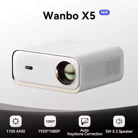 Wanbo X5 Proyektor Portable 1920x1080, Putih