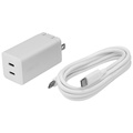 ASUS 65W USB-C GaN 充電器 | 口袋型電源變壓器，白色，180天保固