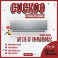 Cuckoo Vita-S 1.0HP Inverter Air Conditioner - Penyejuk Udara Canggih untuk Rumah Anda