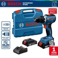 Bosch GSR 18V-65 Bor Impact Baterai Brushless 13mm, Mesin Drill Driver Cordless 18V-LI