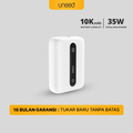 UNEED UPB422 MiniBox A7 Powerbank 10000mAh 35W Dual Port PD QC - Black/White