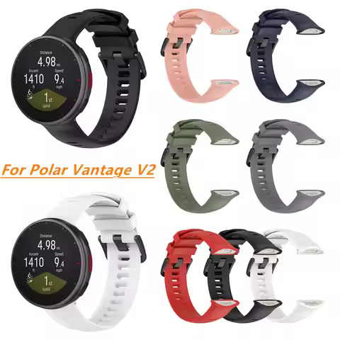 Polar Vantage V นาฬิกาสมาร์ทวอตช์ GPS หน้าจอสัมผัสสี 1.2 นิ้ว