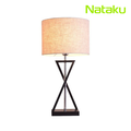 Nataku โคมไฟตั้งโต๊ะ LED สีดำ/ขาว ปรับระดับได้ 27x19.8x4 cm