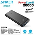 Anker PowerCore II 20000mAh IQ Quick Charge 3.0 A1260611 - Power Bank Kapasitas Tinggi