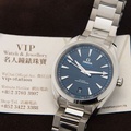 歐米茄海馬 Aqua Terra 150米 自動機械錶 220.10.41.21.03.001 41mm 藍色 不鏽鋼 男仕腕錶