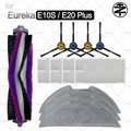 Eureka NER E10s Robot Vacuum and Mop Combo - Hitam, Putih, 4000 Pa Suction Power, HEPA Filtration, LiDAR Navigation