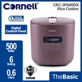 Cornell CRC-JP600DX 0.6L Low Carb Mini Digital Rice Cooker - Multi Fungsi dengan Pengawal Digital