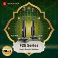 Roborock F25 Cordless Wet Dry Vacuum Cleaner - Hitam, Kapasiti Debu 0.56L, Kuasa Hisap 20000Pa