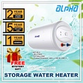 Alpha AST-30H Storage Water Heater 30L Horizontal Putih