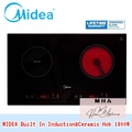 Midea MC-IHD361 2 Zon Induksi & Keramik Hob Binaan Dalam (70cm)