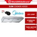 Midea MCH-76MSS Slim Hood 76cm Stainless Steel Penyedut Asap Dapur