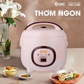 Nồi cơm điện Comet CM8007, 1.8L, Nắp gài, Chống dính, Giao màu ngẫu nhiên