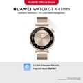 Huawei Watch GT 4 - Jam Tangan Digital 1.43 Inci, Bateri 14 Hari, Hitam dengan Tali Silicone
