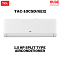 TCL TAC-10CSD/KEI2 1.0HP AI Full DC Inverter Split-Type Aircon with 5-in-1 Health Filters
