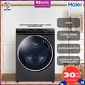 Haier HW150-BP14986ES8 Mesin Basuh Front Load 15KG Graphite Silver