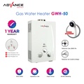 Advance GWH50 Pemanas Air Gas - Water Heater