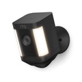 Ring Spotlight Cam Plus 屋外用防犯カメラ - 1536p HD+ 昼夜撮影対応 ホワイト/ブラック