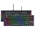 EGA TYPE K7 Mechanical Gaming Keyboard คีย์บอร์ดเกมมิ่ง TKL 80% สีขาว/ดำ รองรับ RGB