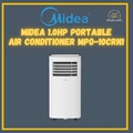 Midea MPO-10CRN1 PO Series 1.0HP Portable Air Conditioner - Self Evaporative System, 24-Hour Timer