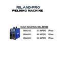 Mesin Las Riland-Pro MMA-315G Inverter IGBT 315A