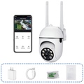 V380 Pro 360° Kamera CCTV 1080P WiFi Dengan Pemantauan Jarak Jauh dan Night Vision
