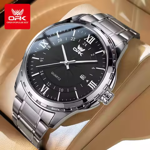 OPK 6003 นาฬิกาข้อมือผู้ชาย สแตนเลสสตีล ขนาด 40 มม.
