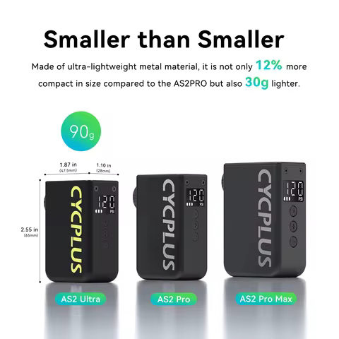 CYCPLUS AS2 ปั๊มลมไฟฟ้าพกพาขนาดเล็กสำหรับจักรยาน