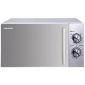 Sharp R613CST Microwave Oven with Grill 20L - Mechanical Control, Pull Door, Turntable Included