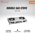 Butterfly BGC-848 Stainless Steel Double Gas Stove - Dapur Rumah