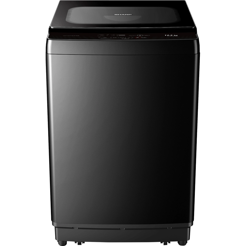 Máy giặt Sharp ES-TM125CN-BK 12.5 kg, Cửa trên (lồng đứng), Màu đen