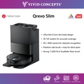 Roborock Qrevo Slim - Robot Vacuum and Mop Combo 350mm x 353mm x 82mm, Kapasiti Debu 0.22L & Kapasiti Stesen Pembersihan 2.7L