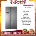 Sharp SJ-IS60M-SL Kulkas Side by Side