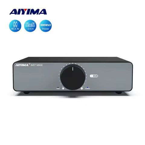 AIYIMA A07 PRO Amplifier Bluetooth 2.0/2.1 Saluran