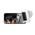 Ring Outdoor Cam Plus 電源アダプターモデル | 2K ビデオ 360° 広角、24時間連続録画対応の屋外防犯カメラ
