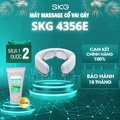 Máy Massage Cổ SKG 4356E - Trắng, 120g, 15 Cấp Độ Massage, Chườm Nóng, Pin Lithium-ion 1000mAh