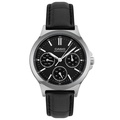 Đồng hồ nữ Casio LTP-V300L-1AUDF - Mặt tròn 33.2mm, dây da đen, chống nước 5ATM