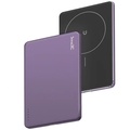 inno3C LX-12 超薄磁吸無線充移動電源 5000mAh 灰色 Purple PD3.0 20W Type-C 金屬面框