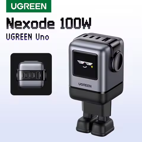 UGREEN Uno 100W Cas Pintar Robot Type-C