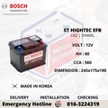 Bosch EFB LN2 Bateri Kereta - Kapasiti 60Ah