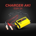 OTOHEROES Charger Aki Mobil Motor 13.8V 2A C1202-6 Intelligent Battery Charger LCD