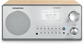 Sangean HDR-18 Walnut Tabletop Radio with HD, FM, AM Tuning and Clock Alarm